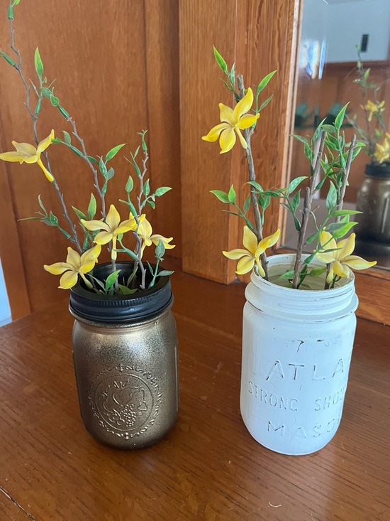 Other - Set of Two Decorative Mason Jars